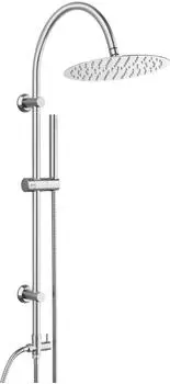 Görbach Duschsystem V304 Regendusche Edelstahl Rund D25cm Chrom (UYTD25CP)