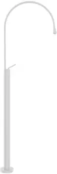 Gessi Goccia Fertigmontageset freistehender Mischer 387mm Ausladung weiß matt (33628279)