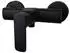 Aloni Force Duscharmatur mit Duschschlauchanschluss, Schwarz matt (ZS80702B)