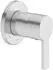 KEUCO PLAN blue Einhebelmischer Unterputz, Rosette rund, Aluminium-finish (53951170001)