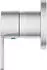 KEUCO PLAN blue Einhebelmischer Unterputz, Rosette rund, Aluminium-finish (53951170001)