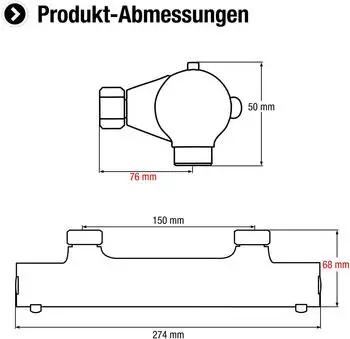 Cornat Murcia Brause-Thermostat Cool Touch Chrom (MUR3)