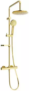 Mexen KX40 Aufputz-Duschset Regenbrause Thermostatbatterie, gold (771504091-50)