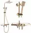 Rea Bravo Duschset mit Auslauf, Messing, Gold (REA-P4120)