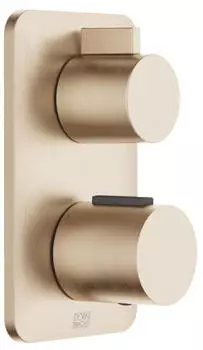 Dornbracht LISS&Eacute; Unterputz-Thermostat Einweg-Mengenregulierung Light Gold geb&uuml;rstet (36425845-27)