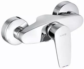 Kludi PURE&SOLID Brause-Einhandmischer eigensicher, Wandmontage, chrom (348410575)