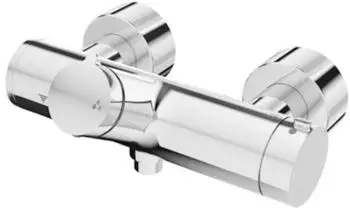 Schell Vitus Aufputz-Brausethermostat Auf/Zu Abgang unten, verchromt (016120699)
