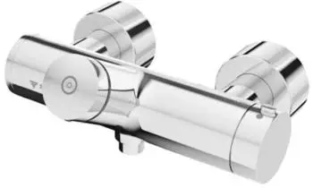 Schell Vitus VD-SC-T Aufputz-Duscharmatur Thermostat Selbstschluss, verchromt (016150699)