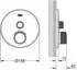 GROHE Grohtherm SmartControl Thermostat mit 1 Absperrventil rund satin graphite (29118MG0)