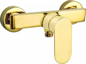 Deante Alpinia Duscharmatur Wandmontage Einhebelmischer Gold (BGAZ40M)