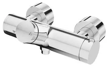 Schell Vitus Brause-Thermostat Duschanschluss unten, thermische Desinfektion, AP, verchromt (016170699)