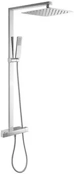 Bernstein NT6705C Duschs&auml;ule Thermostat, quadratischer Duschkopf 30x30cm (NT6705C)