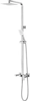 Trizeratop STEELY 4 Duschs&auml;ule Edelstahl mit Dusch-Set, 87-131cm (TRI-75665)