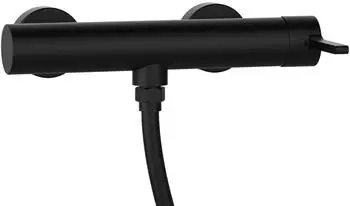 Sapho Iconic Wand-Duscharmatur, Schwarz Matt (AF011B)