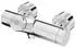 Schell Vitus VD-SC-T/u Aufputz-Duscharmatur Thermostat Selbstschluss Anschluss unten, chrom (016100699)