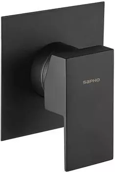 Sapho SPECTRE Duscharmatur, 1 Weg, schwarz matt (1102-76B)