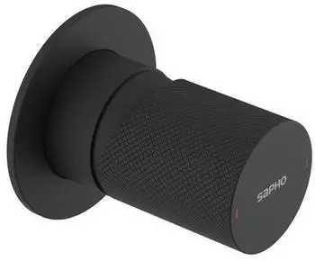 Sapho Ultratap Unterputz-Duscharmatur 1 Weg, Schwarz matt (UT041TB)