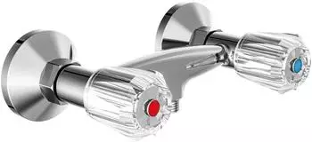 Sch&uuml;tte Savino Duscharmatur Zweigriffmischer Chrom, Messing (97208153)