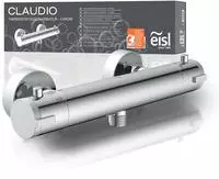 Eisl Duscharmatur "CLAUDIO" mit Thermostat, Mischbatterie Dusche, Duschthermostat