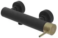 Sapho ULTRASAN Duscharmatur, Schwarz matt/Gold matt