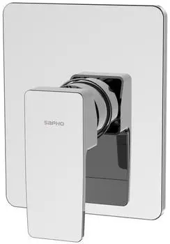 Sapho Tursi Unterputz-Duscharmatur, 1 Weg, Chrom (TI041)