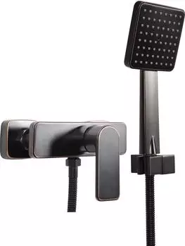 Trizeratop RETRO BLACK 3 Einhebel-Duscharmatur CORUNDox-Keramik CLEANbody (TRI-75817)
