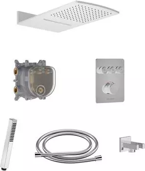 Chris Bergen Aquatronic Unterputz-Duschsystem Thermostat Chrom (9988)