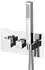 Sapho LATUS Thermostat-Duscharmatur mit Handbrause, 2/3 Wege, Chrom (1102-45)