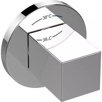 KEUCO Edition 90 Brausethermostat Unterputz, eckig, verchromt (59053010001)