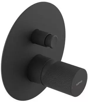 Sapho ULTRATAP Unterputz-Duscharmatur 2-Weg, schwarz matt (UT042TB)