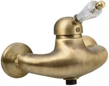 Sapho Kirké Crystal Duscharmatur, kristallener Hebel, bronze (KI11KB)
