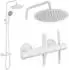Rea Lungo White Duschset ohne Auslauf, Thermostat (REA-P6731)