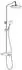 HAK Marco Duschset mit Mischbatterie, 23cm, 1 Strahl, weiß (SL100)