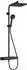 Hansgrohe Activera Q Showerpipe 290/180 1jet EcoSmart+ mit ShowerTablet Select 360 Varia mattschwarz (28649670)