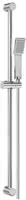 vidaXL Duschsystem-Set Chrom 100 cm Edelstahl