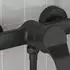 vidaXL Duschmischer schwarz G1/2 Zoll Messing (42023389)
