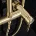 Rea Foster Duschsystem höhenverstellbar, gebürstetes Gold (REA-P9673)