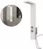 vidaXL Duschpaneel Aluminium weiß (151415)