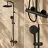 AM.PM Play Duschsystem mit Thermostat, Regendusche 30cm, schwarz (F078Z422)