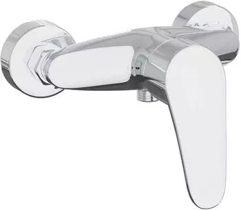 vidaXL Regenduschkopf mit Duschmischer Chrom G1/2"