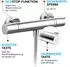 Hansgrohe Ecostat 1001CL Brausethermostat-Set mit Handbrause & Regendusche, chrom