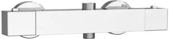 vidaXL Thermostatischer Duschmischer Edelstahl 201, 25,5x7x6cm (42028282)