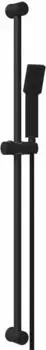 vidaXL Duschsystem-Set schwarz 100cm Edelstahl (42038975)