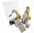 PaulGurkes Unterputz-Duscharmatur Set Kopf- & Handbrause 20x20cm