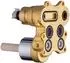 PaulGurkes SELECT Unterputzarmatur 2 Verbraucher matt-schwarz/rosé-gold (PGOPSELECT2-MB-BOX)