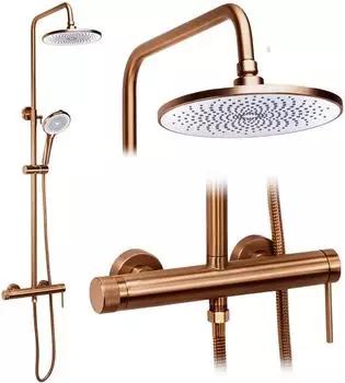 Rea Foss Duschset Wandmontage Regendusche kupfer matt (REA-P3914)