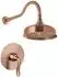 PaulGurkes Dusch-Set Unterputz Retro, Messing, Kupfer-Optik