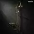 PaulGurkes Duschsystem Aufputz Regendusche Retro, gold
