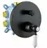 PaulGurkes Unterputzarmatur Retro 2-Wege schwarz (PGBX2WB-QP)