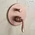 PaulGurkes Unterputz-Mischbatterie 2-Wege, Kupfer Rote Bronze, Retro (PGLX2W-RB)